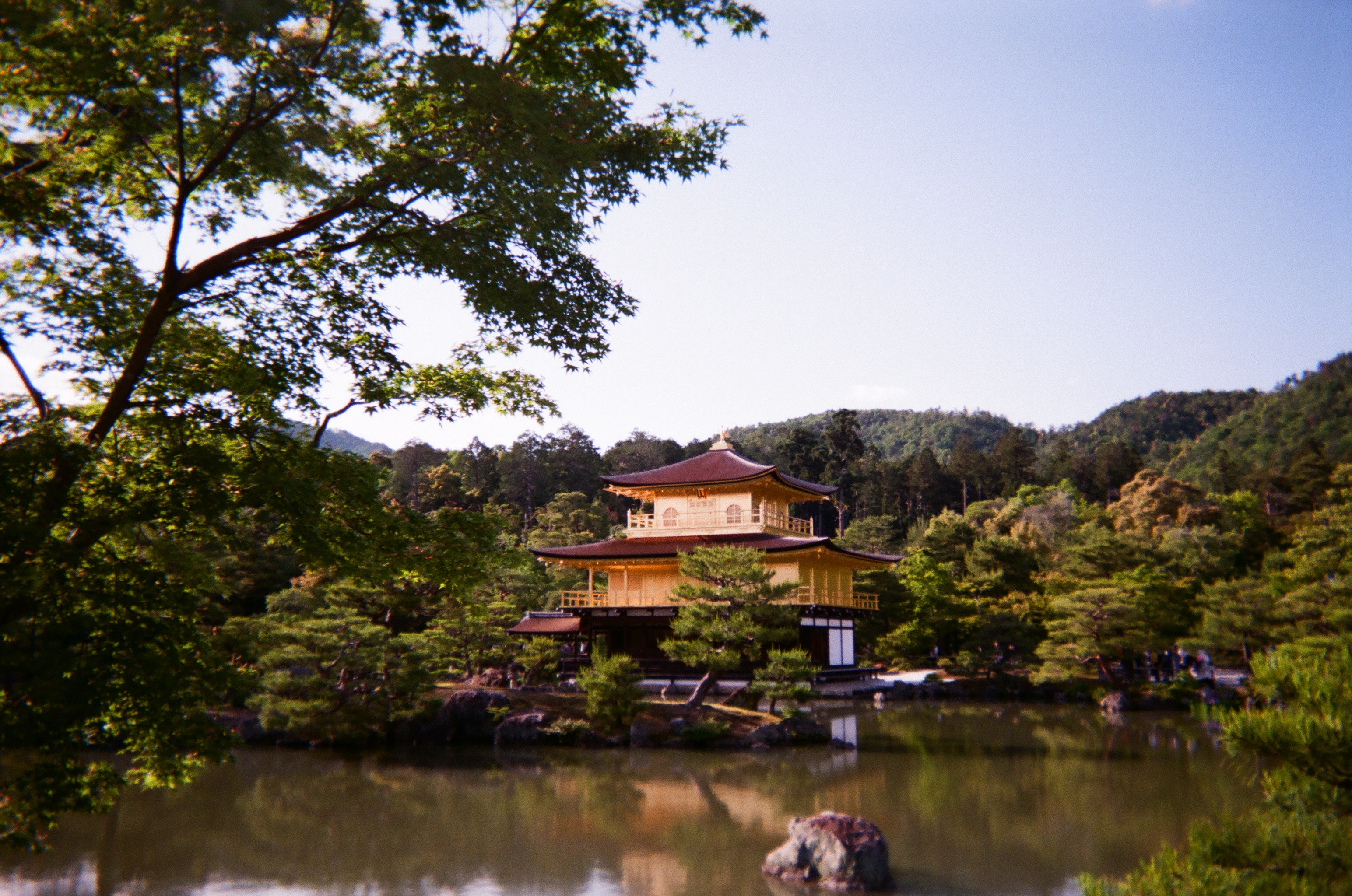Photo of Kinkaku-ji across water
